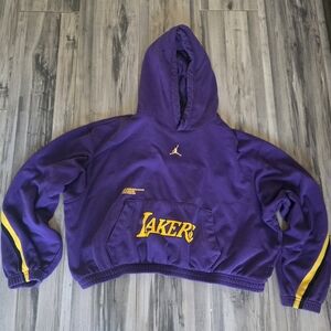 NBA Purple and Yellow Lakers Hoodie